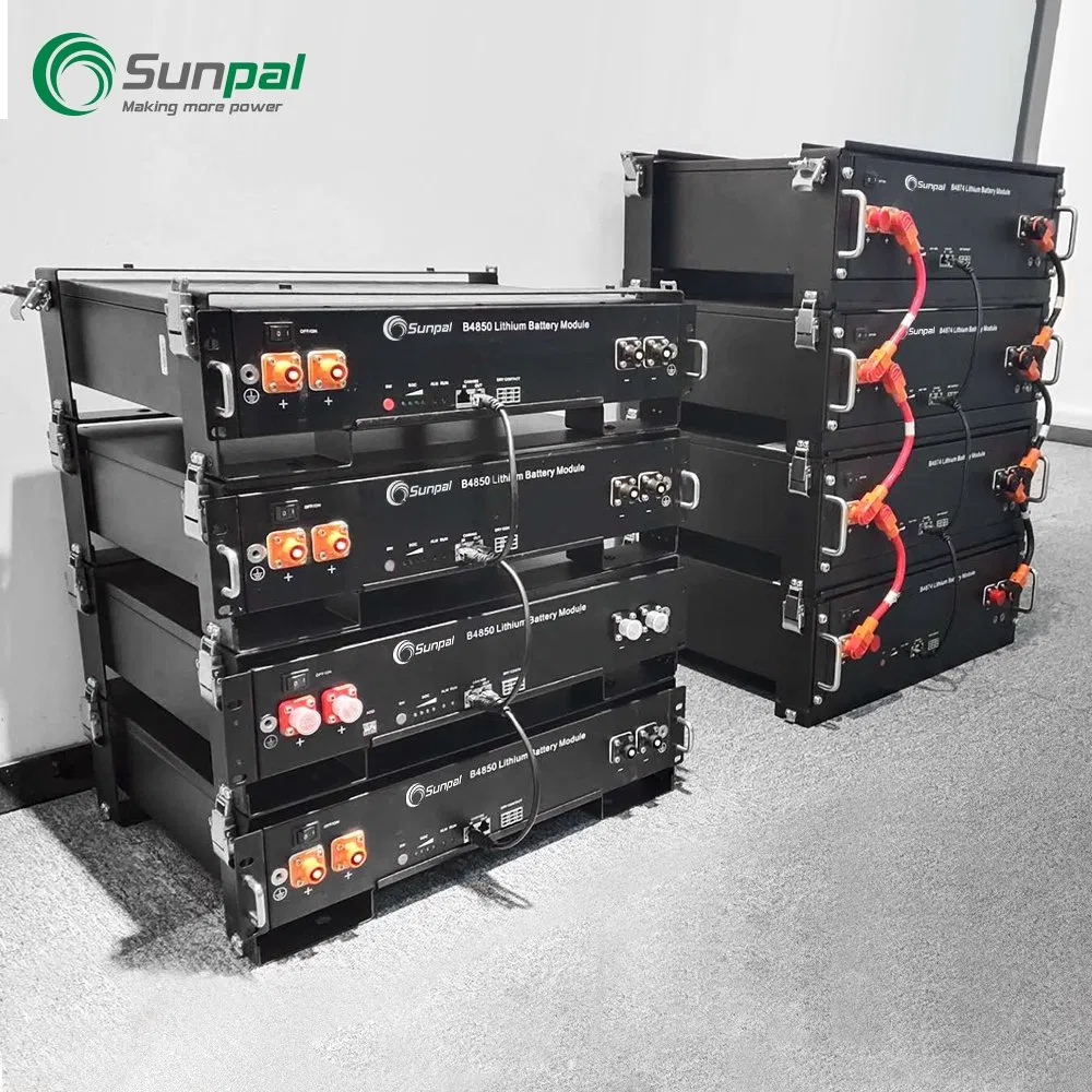 بطارية صن بال المكدسة 48V 50Ah 2.4Kwh 3.5Kwh حزم بطاريات ليثيوم أيون فوسفات
