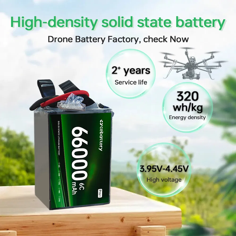 بطارية ليثيوم أيون صلبة قابلة للتخصيص من المصنع بكثافة عالية 66000mAh 14s 24s