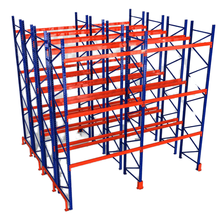 Wholesale Heavy-Duty Selective Pallet Rack Beam Shelves High Lifting Capacity Cheap Metal Steel Storage Industrial Warehouses