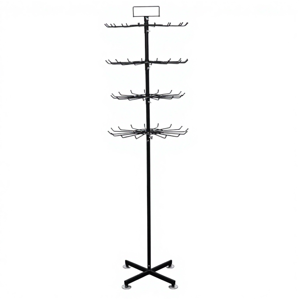 Bag Holder for Hair Extensions Ring Display Stand