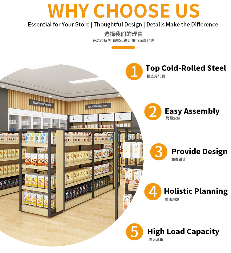 Supermarket Shelf and Display Stand Solution 10