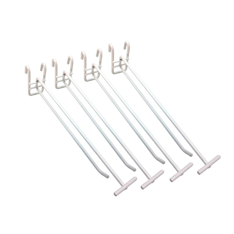 Supermarket Shelf Accessories Hook square Through Pit Plate  Single Double Hook Hole Plate Grid