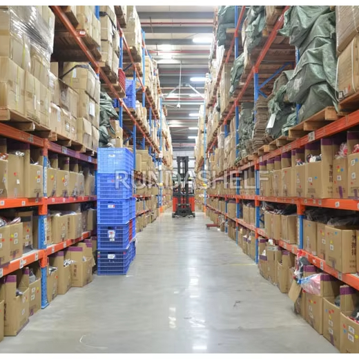 Wholesale Heavy-Duty Selective Pallet Rack Beam Shelves High Lifting Capacity Cheap Metal Steel Storage Industrial Warehouses