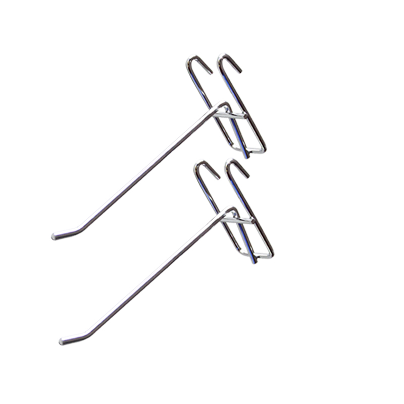 Supermarket Shelf Accessories Hook square Through Pit Plate  Single Double Hook Hole Plate Grid