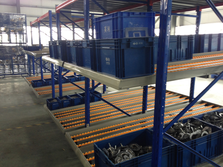 Sliding rack installation 3
