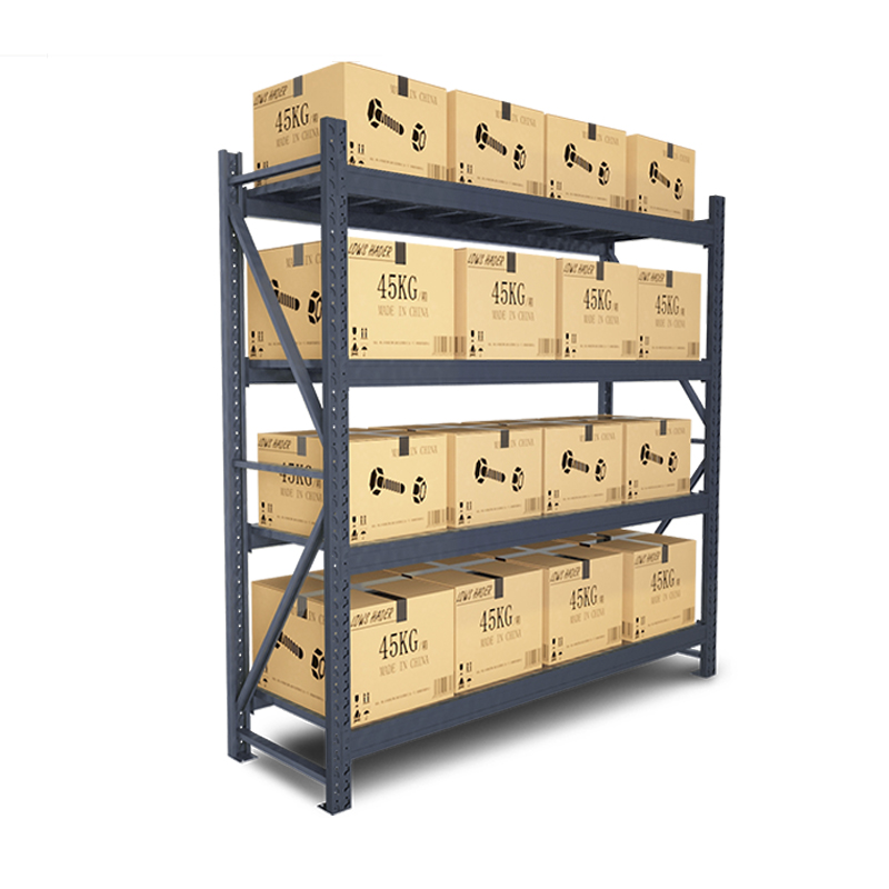 RD-33# Q235 Steel Multilayer Tier Adjustable Storage Rack Medium Duty Powder Coated Cargo Material Multi Level for Heavy Weight