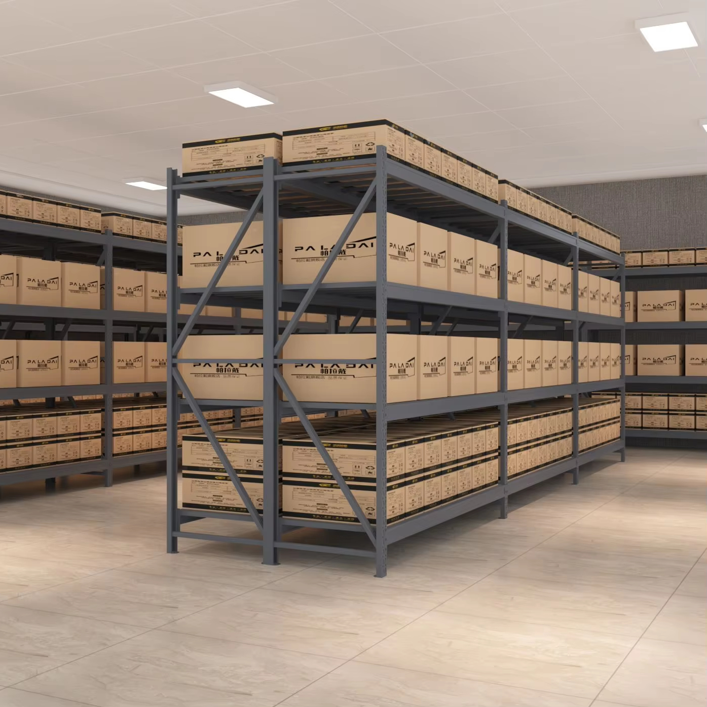 Heavy Duty Supermarket Shelves for Heavy Items Superstore Racking