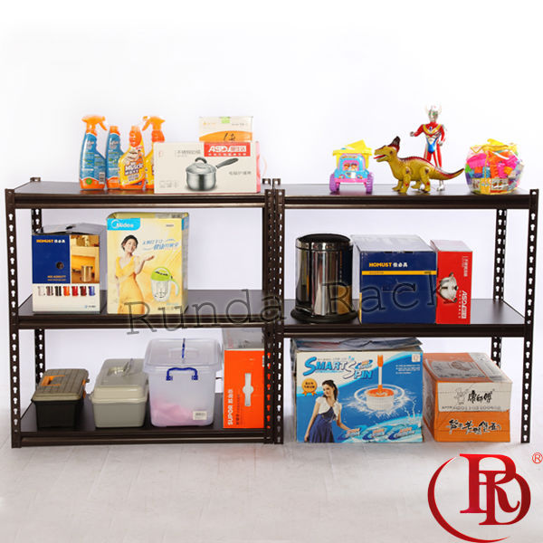 Multi-Level Metal Industrial Storage Racks Iron and Wood Warehouse Shelving with Upside Spare Parts Wood Steel Stacking Rack