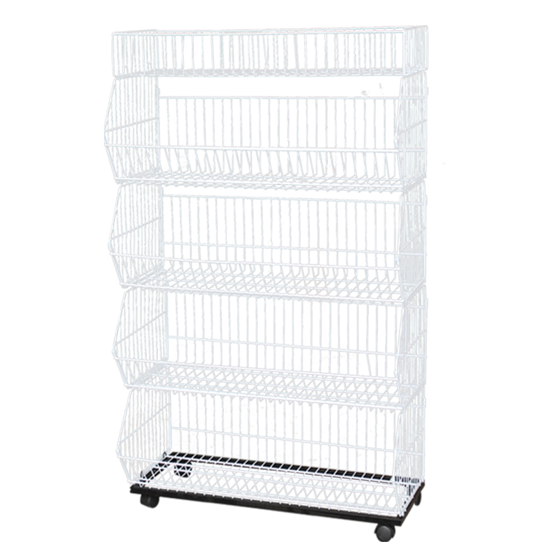 Metal Carpet Display Stand Wood Table Top Shelf Alloy Wheel Stands