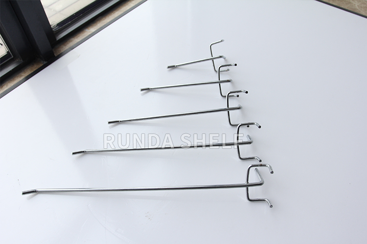 Plain Finish Plastic Hanging Display Hook