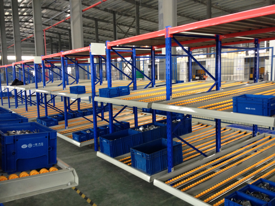 Sliding rack installation 1