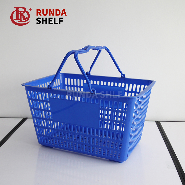 2021 Best-Selling Multi-Color Plastic Shopping Trolley Versatile Hot Item for Supermarket Shopping