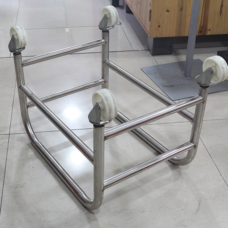 Supermarket Basket Seat Base Metal Basket Pushes the Base Pulley Supermarket Basket of Shopping Baskett