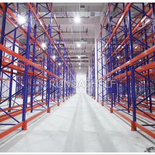 Wholesale Heavy-Duty Selective Pallet Rack Beam Shelves High Lifting Capacity Cheap Metal Steel Storage Industrial Warehouses