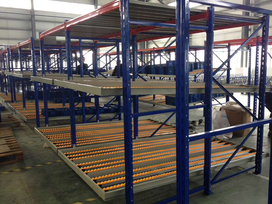 Sliding rack installation 4