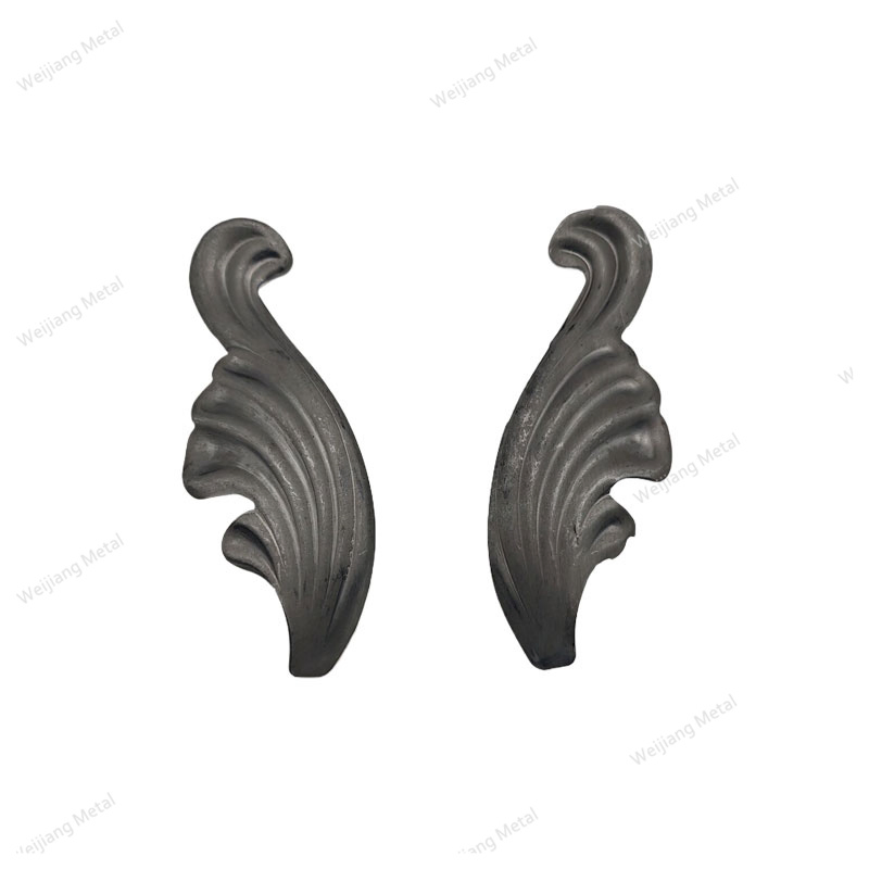 OEM Iron Leaf Art Garden Fence Outdoor Fence Metal Fence Door Decorative Crafts