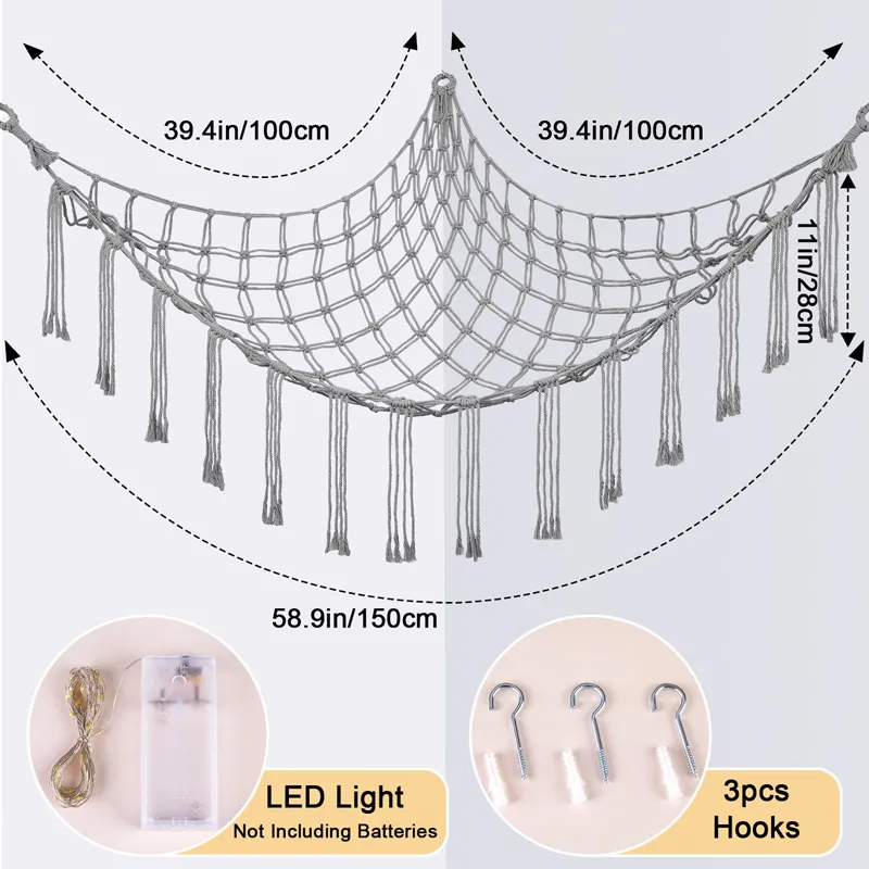 Bohemian Macrame Wall Hanging Tapestry for Home Decoration