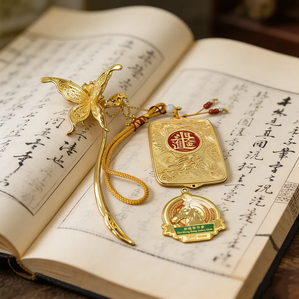 Zinc Alloy Decorative Metal Label 1