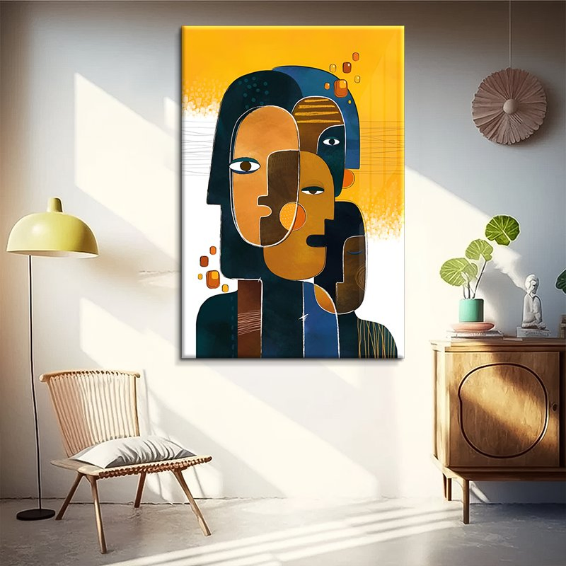 Abstract Art Wall Hanging for Living Room Decoration / Hotel Foyer Mural