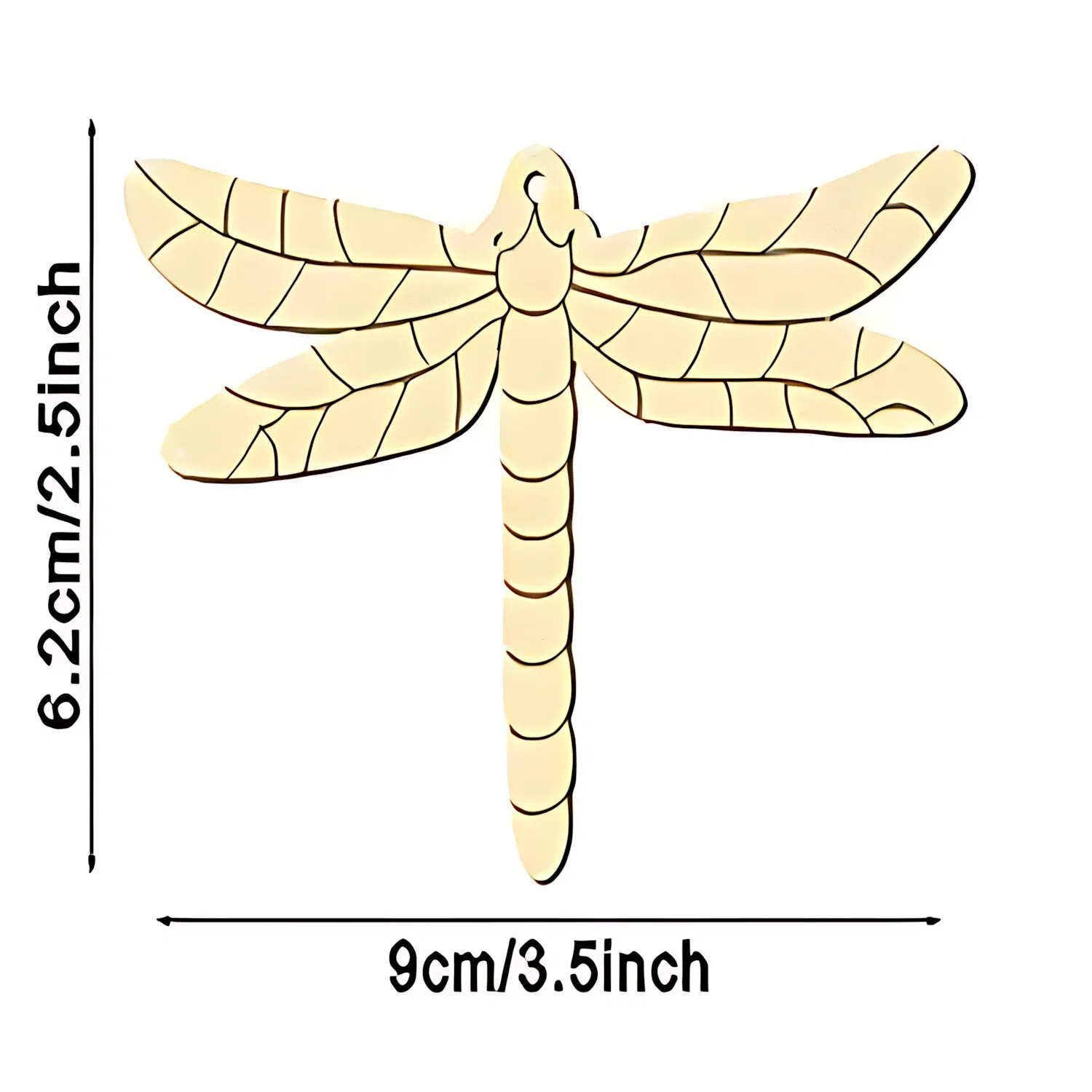 Butterfly Insects DIY Painted Wooden Crafts Small Hanging Ornaments