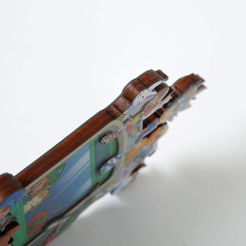 Customized Souvenir City Name Decorative Tourism MDF Epoxy Resin Fridge Magnet Wooden Creative 3D Fridge Magnet