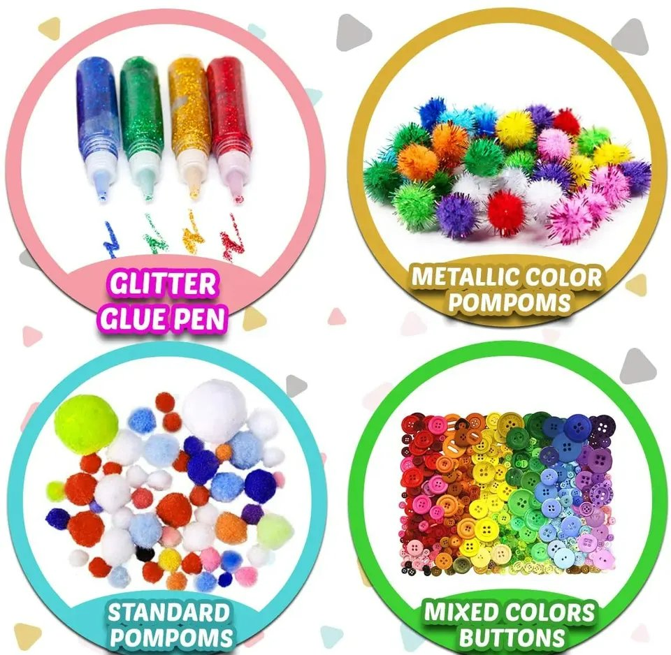 Creative Homeschool Supplies Arts Set DIY Craft Kit for Kids Craft Education