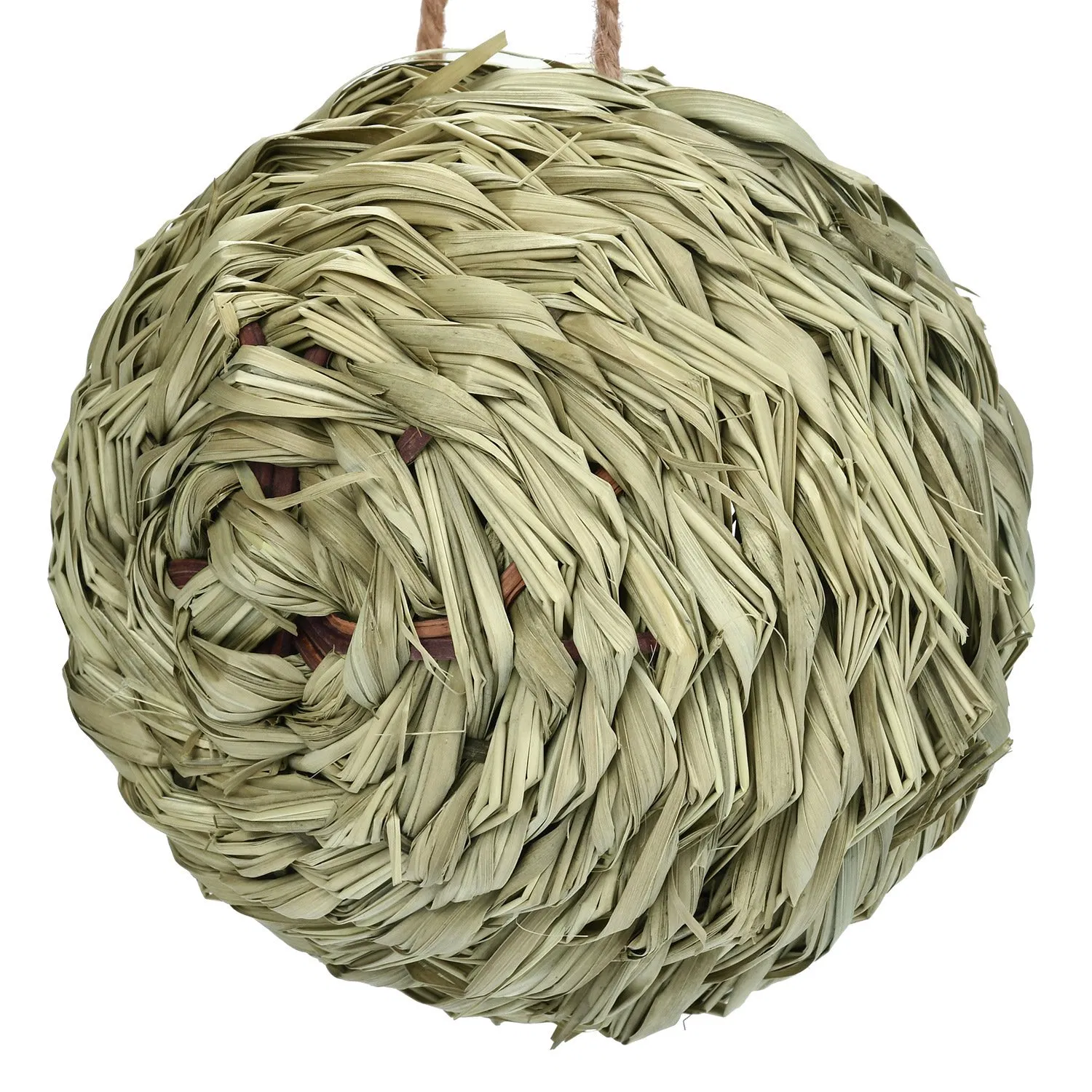 Handmade Spherical Bird Nest – Creative Woven Bird House for DIY Crafts, Gardening &amp; Educational Decor