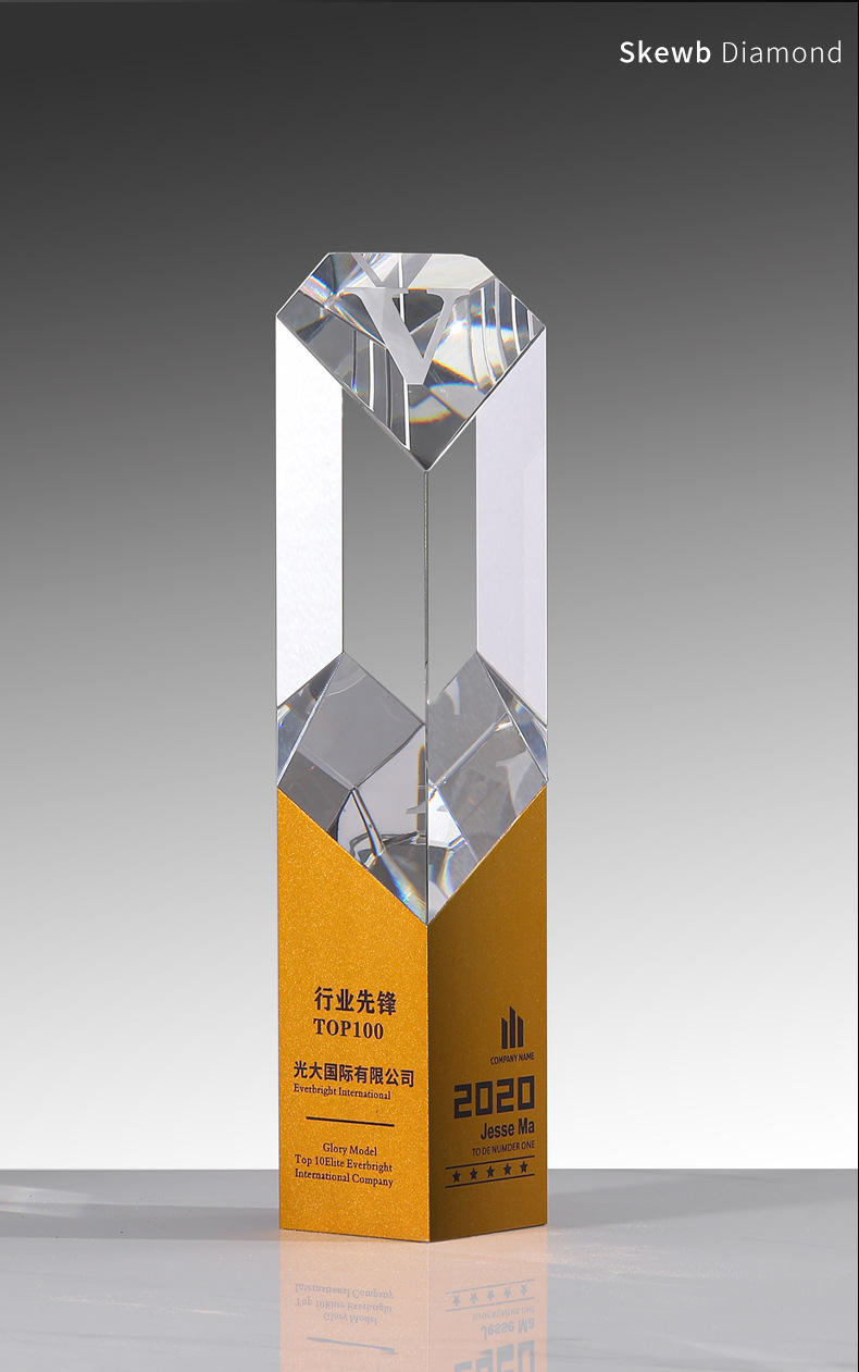 Factory Direct Sale Crystal Crafts Ornaments Business Crystal Crafts for Souvenir