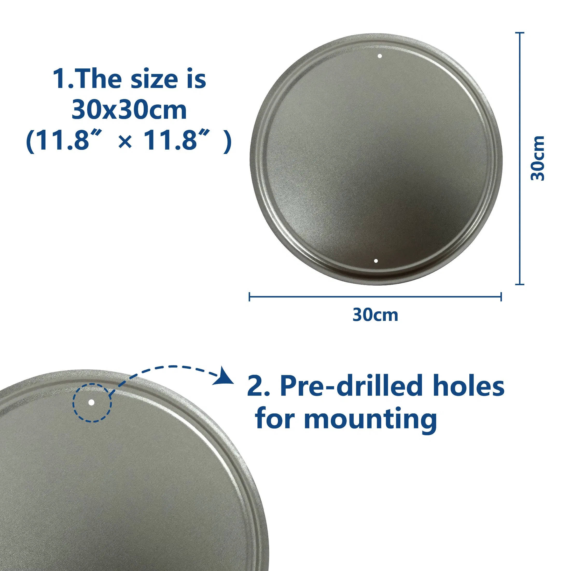 High Quality Round Retro Tin Wall Hanging Decoration Custom Printed Metal Plate Rustic Farmhouse Wall Decor Poster