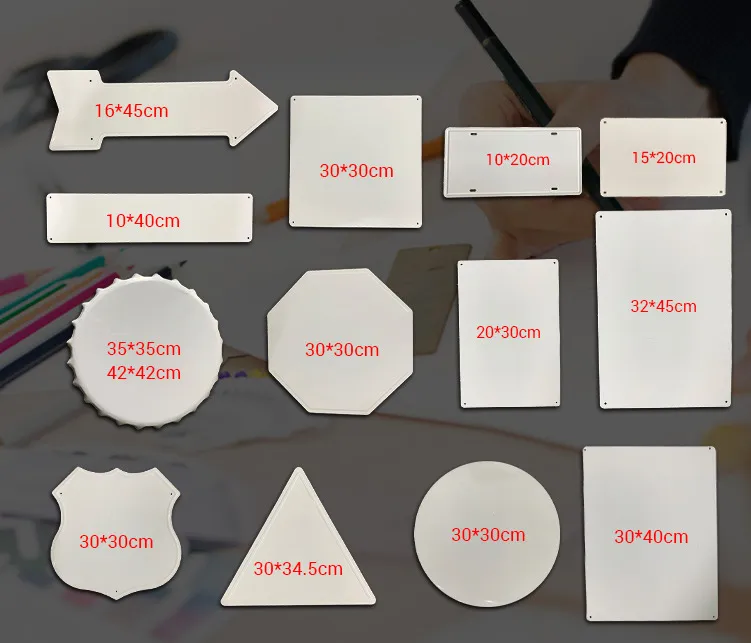 Retro Metal Sign Designs