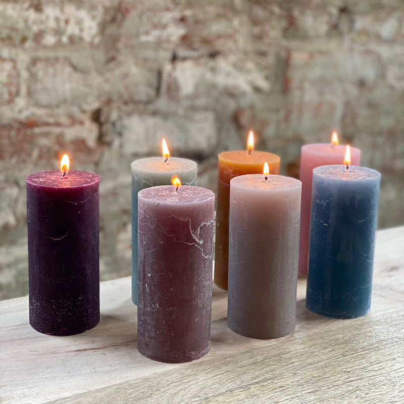 Wholesale Bulk Cheap Plain Rustic Unscented Christmas Extra Large Tall White Red Daily Decorative Cylindrical Column Cylinder Pillar Candles for Home Decoration