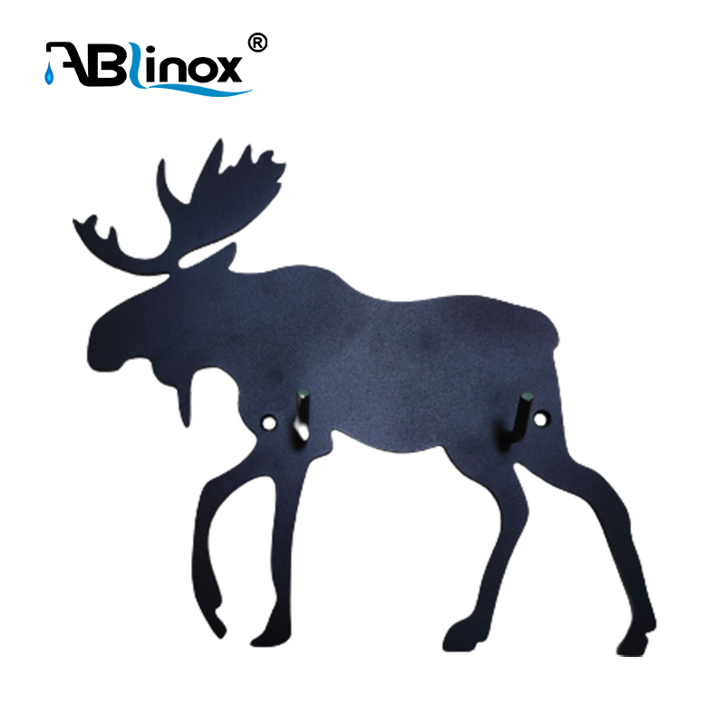 Custom Stainless Steel Decorative Metal Craft Christmas Trees Deers Towel/Coat Hook Bathroom Kitchen Hardware Hook