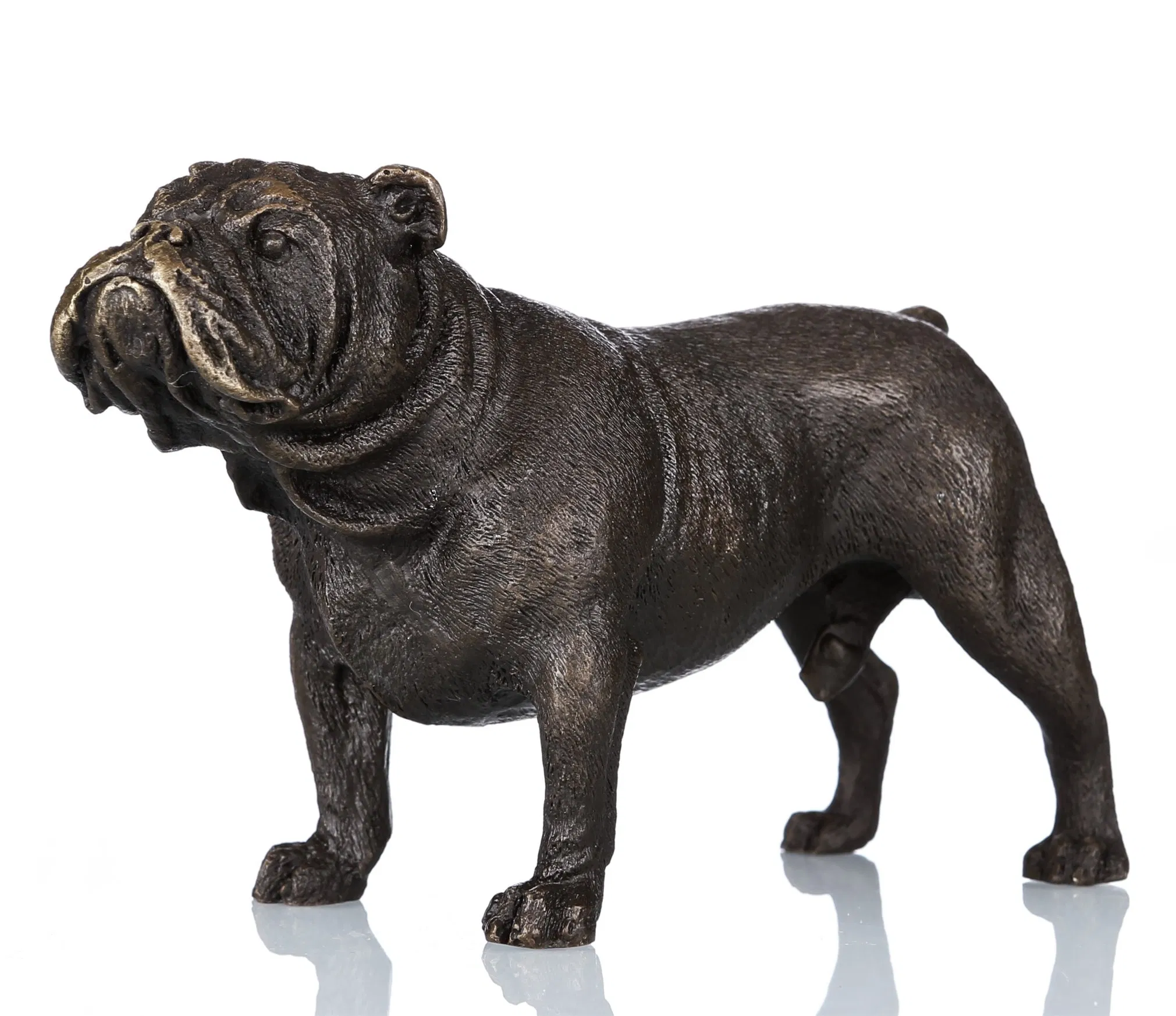 French Bulldog Bronze Statues-Handcrafted Pet Memorial Gift Figurine