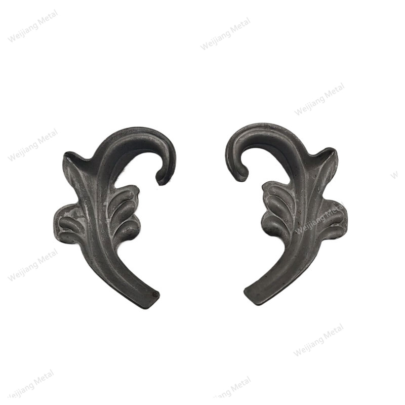 OEM Iron Leaf Art Garden Fence Outdoor Fence Metal Fence Door Decorative Crafts