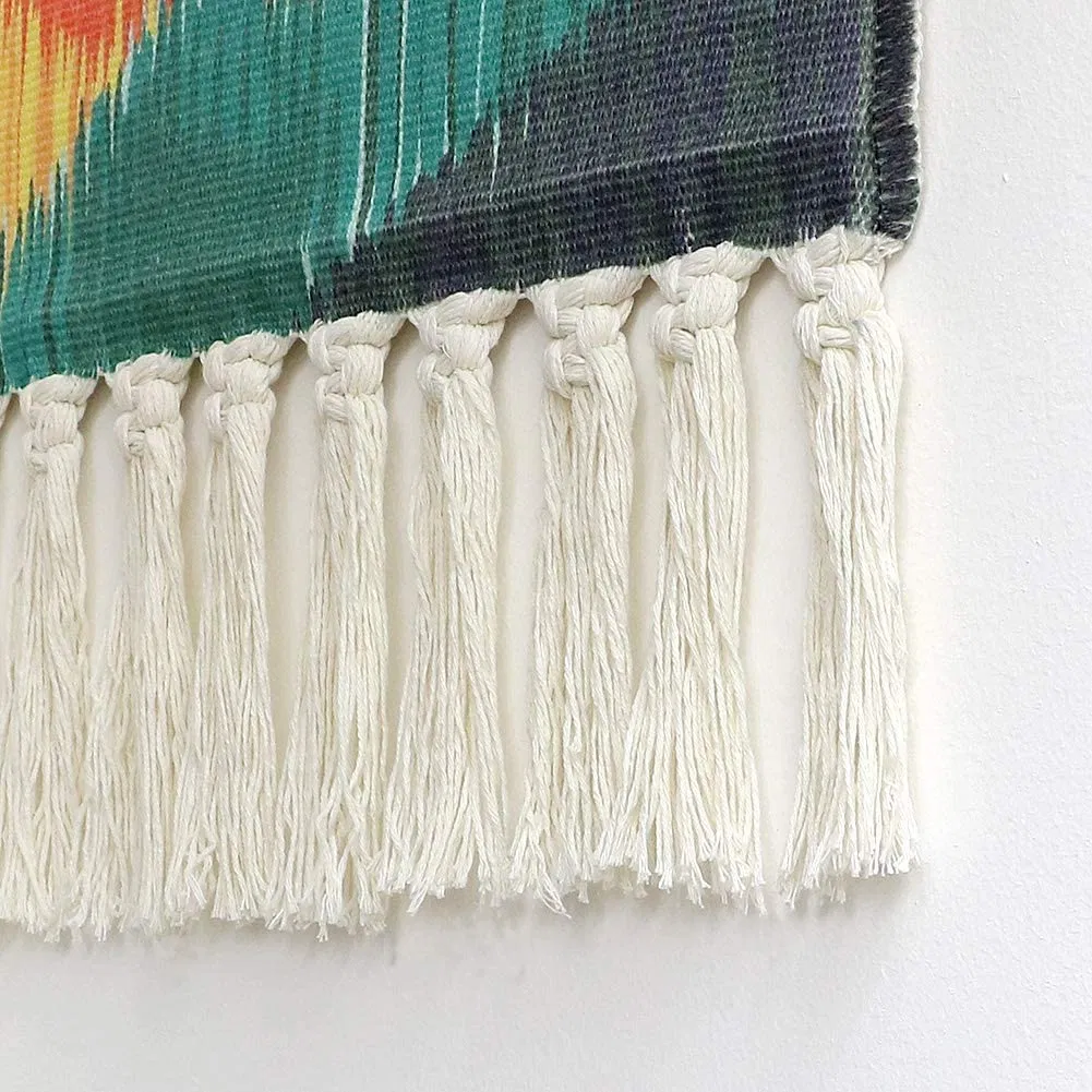 Woven Wall Hanging Geometric Art Tapestry Decoration