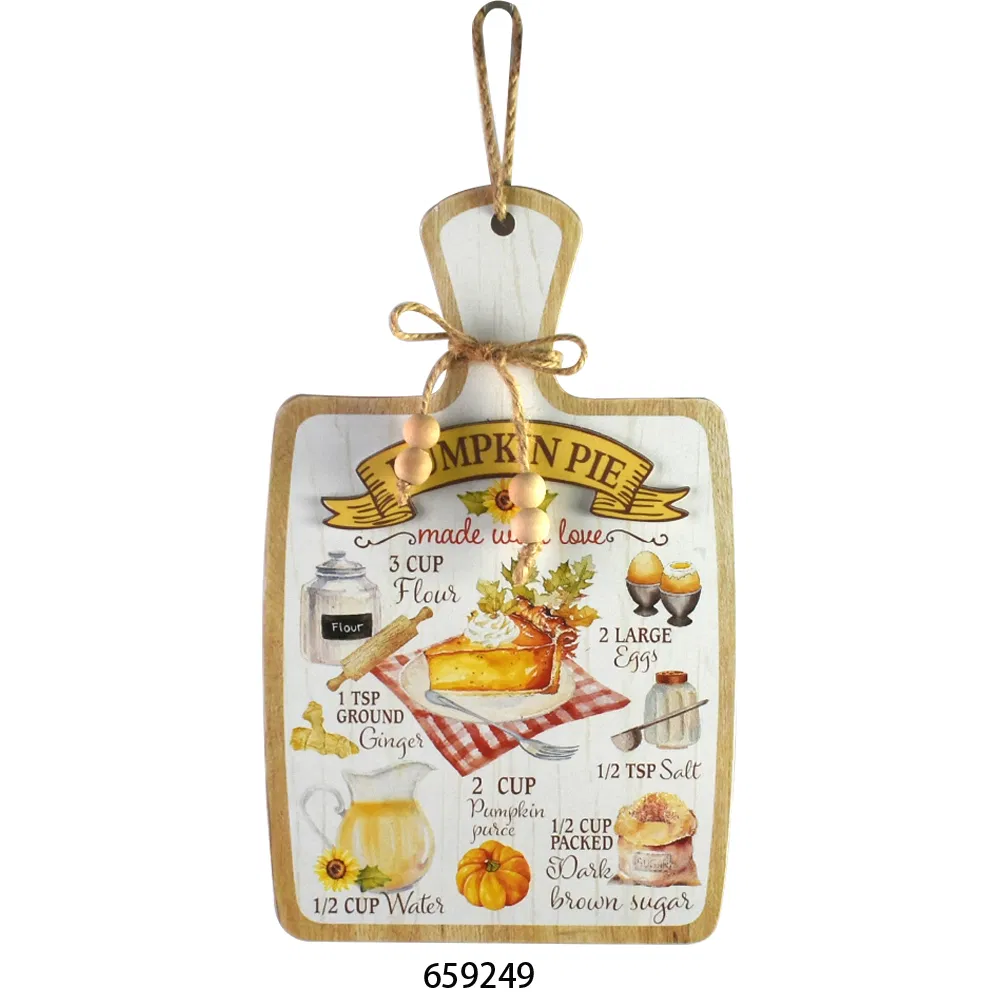 Factory Wholesale Harvest Festival Autumn Wooden Wall Hanging Craft for Home Decor