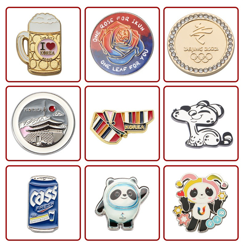 Zinc Alloy Electroplating Metal Crafts Ornament Customization, 3D Relief Building Metal Home Decorative Ornament