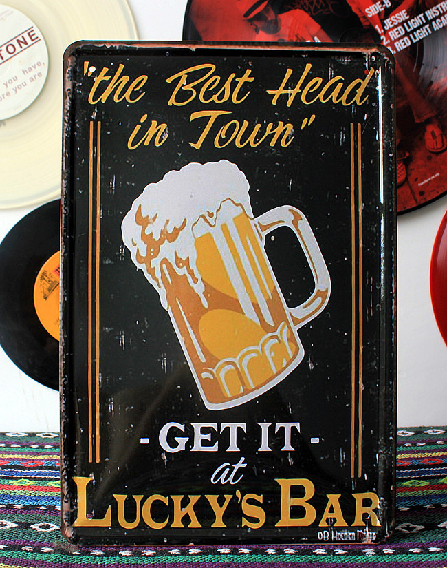 Creative Metal Wine Signs Wall Art Gifts Home Decoractive Crafts