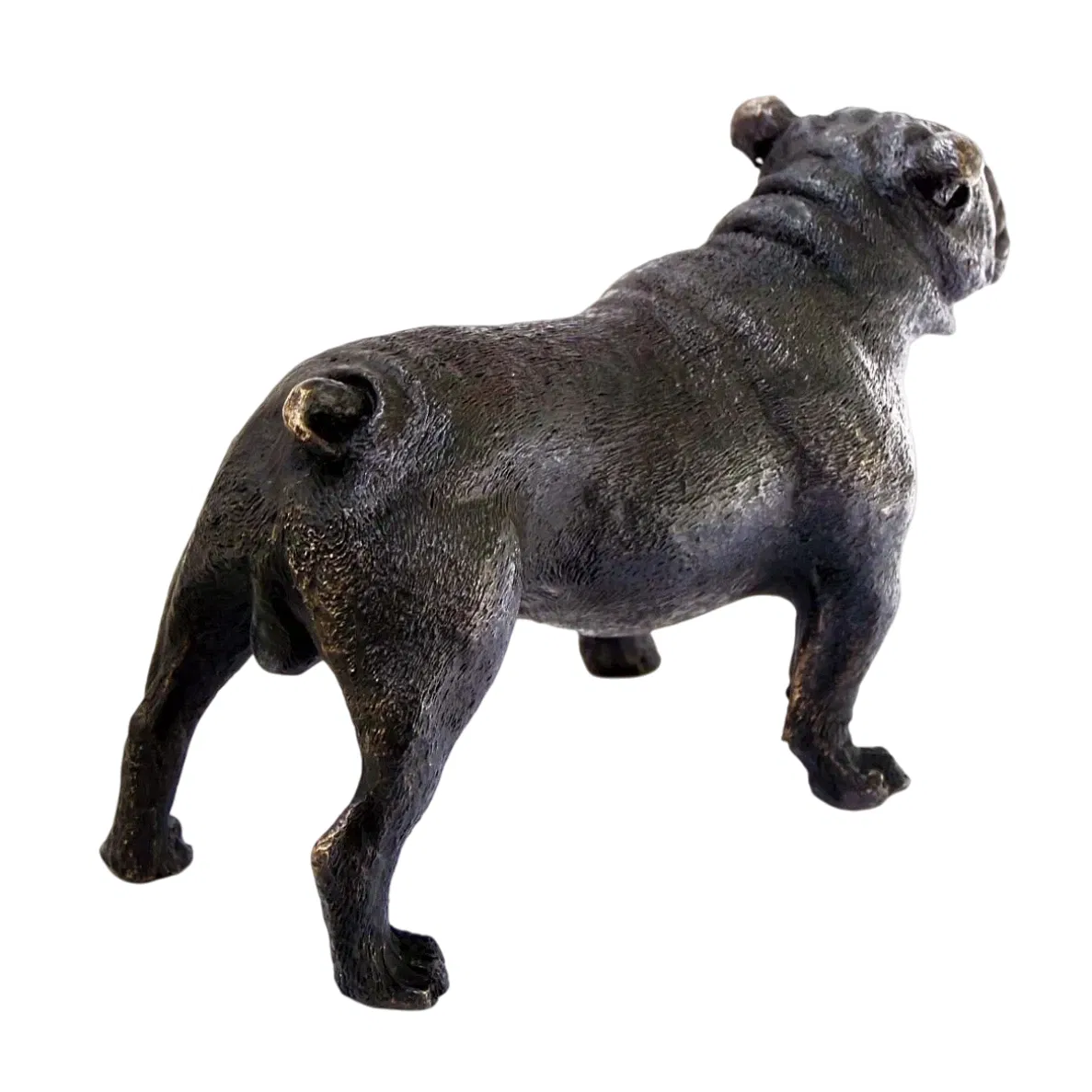 French Bulldog Bronze Statues-Handcrafted Pet Memorial Gift Figurine