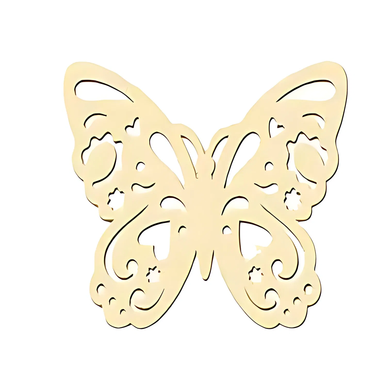 Butterfly Insects DIY Painted Wooden Crafts Small Hanging Ornaments