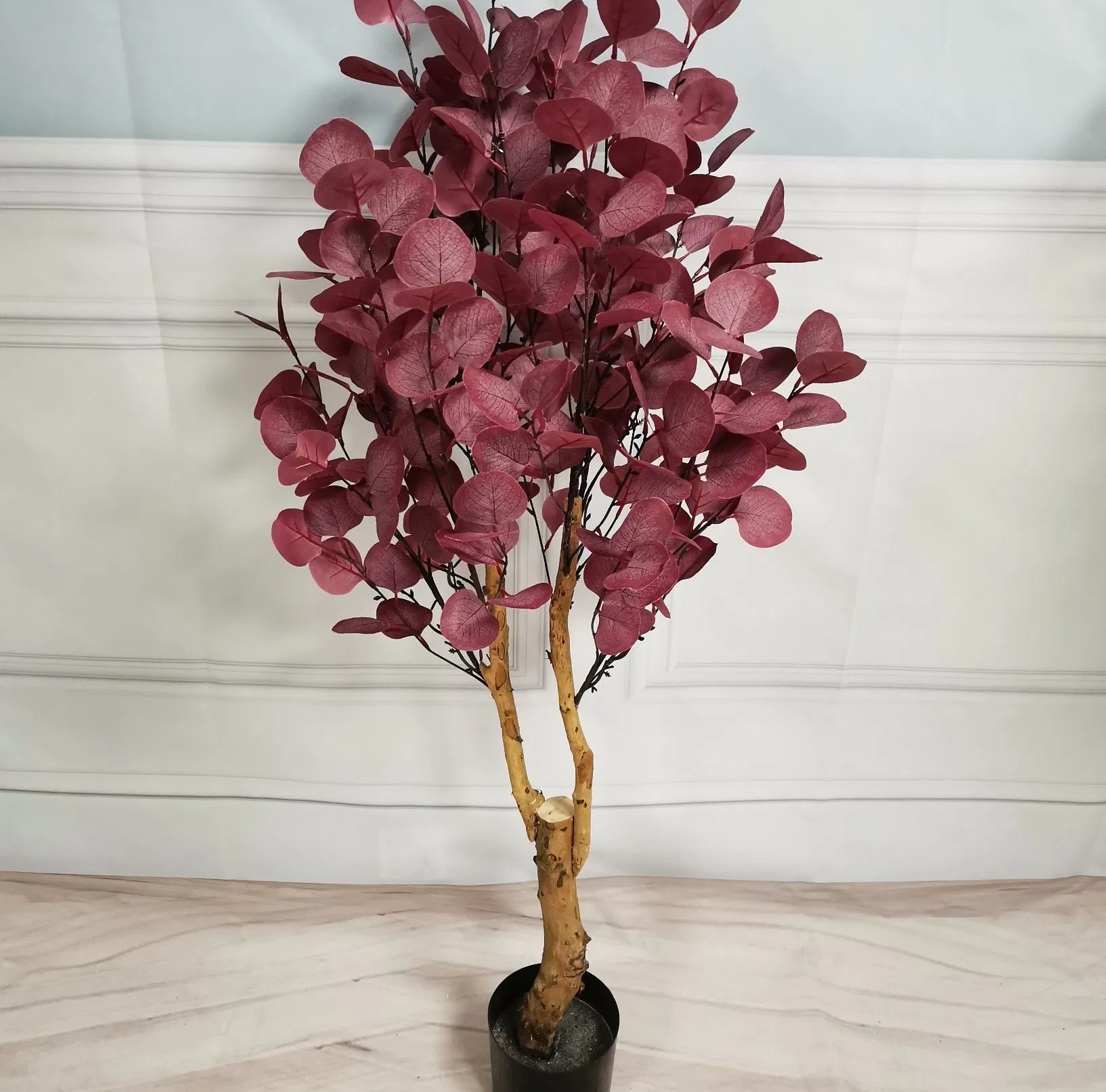 5FT Artificial Eucalyptus Tree Exhibition Decoration Artificial Crafts