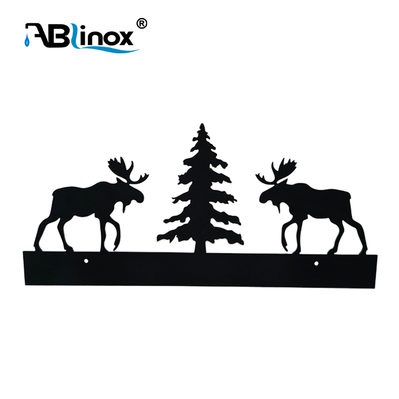 Custom Stainless Steel Decorative Metal Craft Christmas Trees Deers Towel/Coat Hook Bathroom Kitchen Hardware Hook