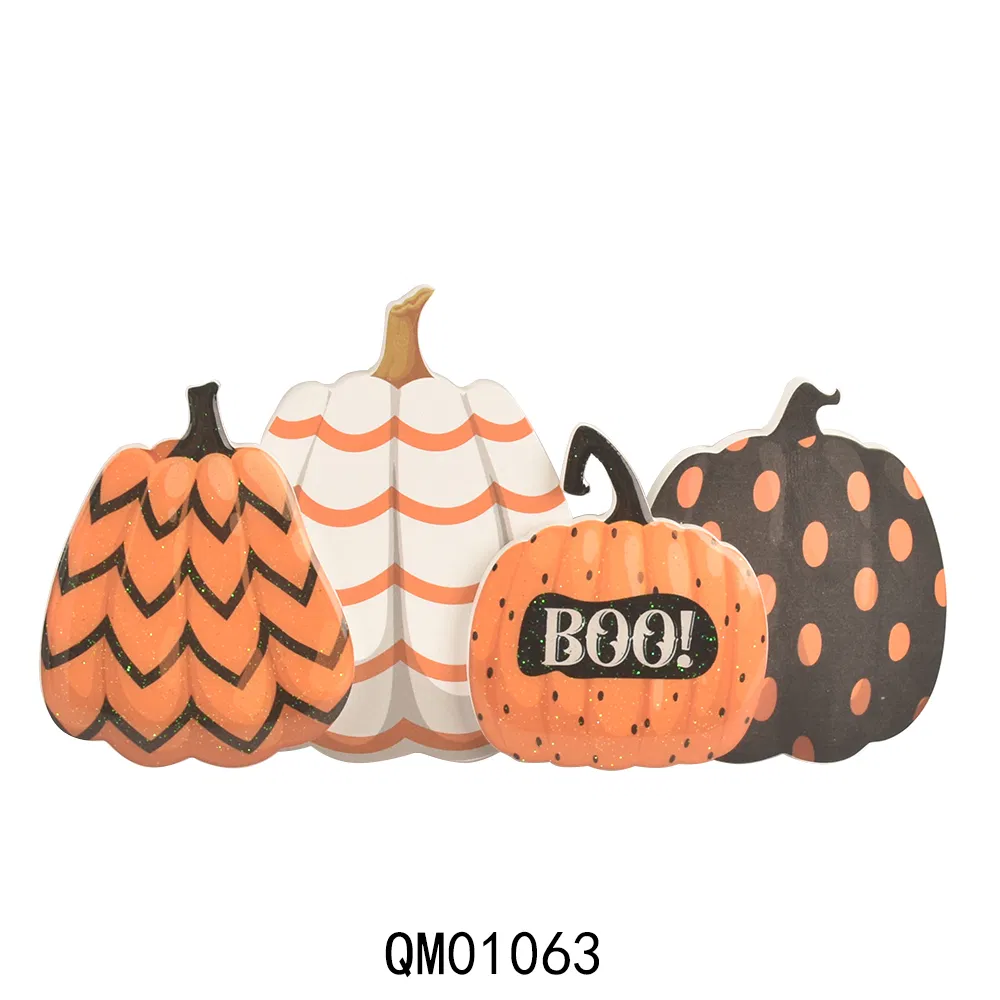 New Arrival Harvest Tabletop Pumpkin Decorations Wooden Craft for Home Decor