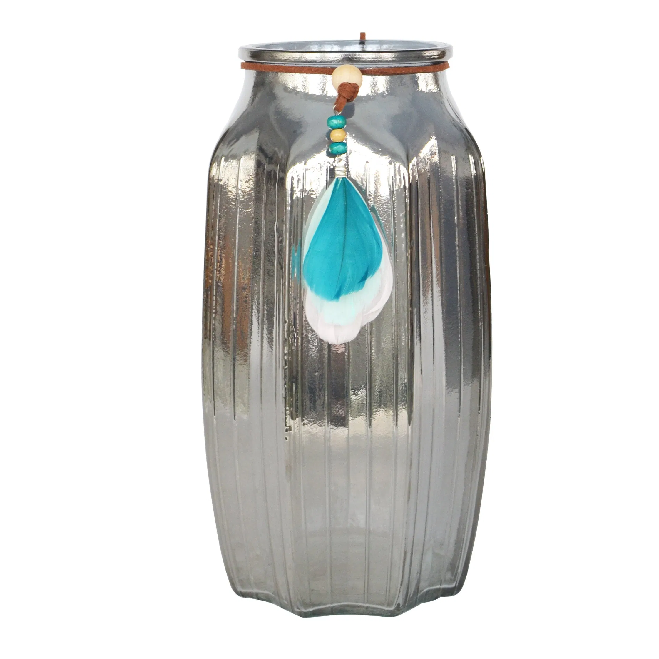 Factory Clear Decorative Glass Vase Tabletop Flower Bottle Glass Vase