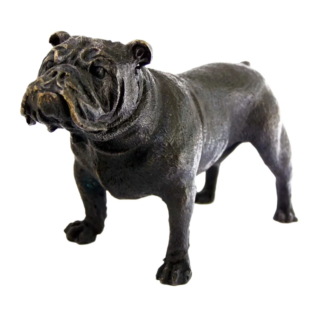 French Bulldog Bronze Statues-Handcrafted Pet Memorial Gift Figurine