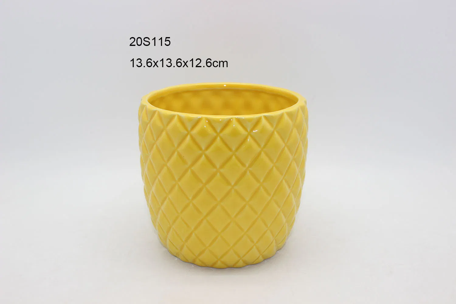 Yellow Unique Gift Ceramic Vase Decorative Ornament