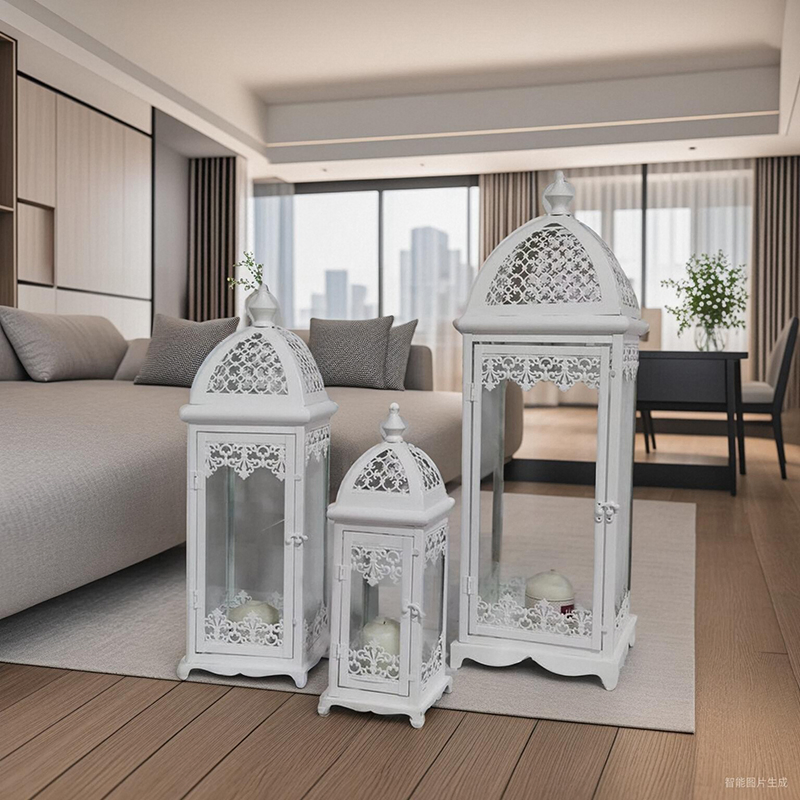 Large Candle Holder with Rustic Charm for Home Decor