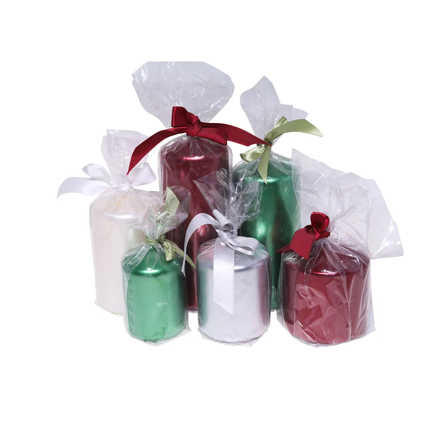 Holiday-Themed Aromatic Pillar Candle for Seasonal Home Decor