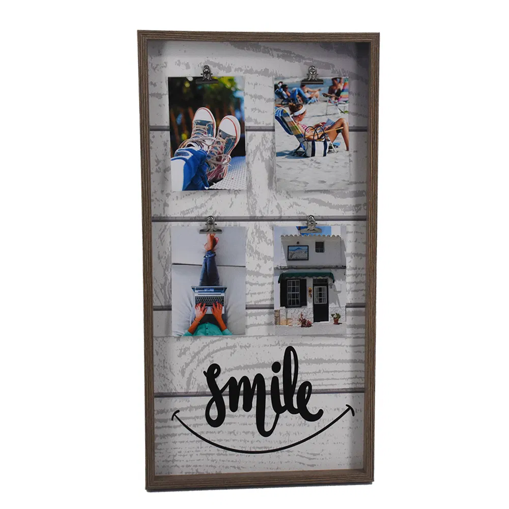 Rustic Home Decoration Plastic Big Photo Picture Frame