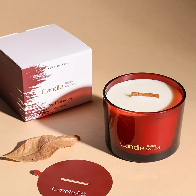 Artisan Amber Scented Candle 2